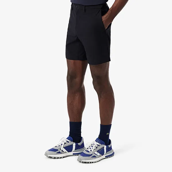 Quần Short Nam Lacoste Men's Slim Fit Commuter FH3014 - HDE Màu Đen Size 30