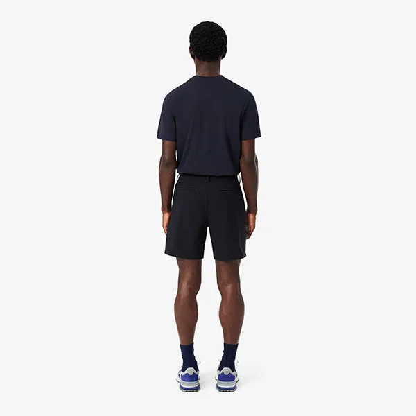 Quần Short Nam Lacoste Men's Slim Fit Commuter FH3014 - HDE Màu Đen Size 30