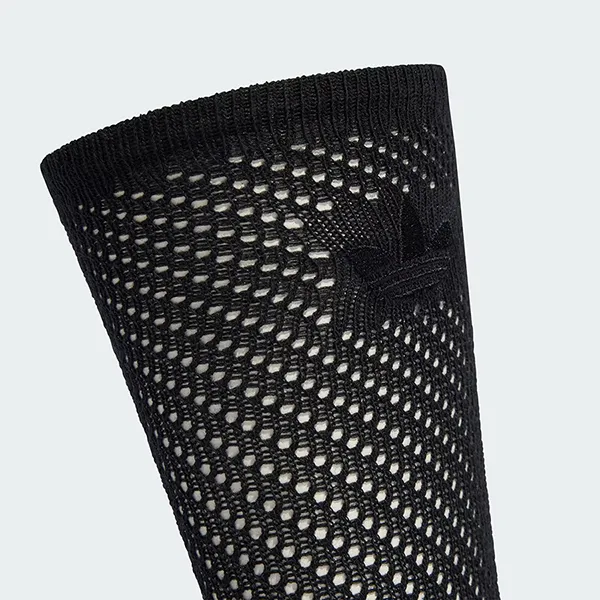 Set 2 Đôi Tất Nữ Adidas Crochet Crew Socks KD8398 Màu Đen/Trắng Size XS