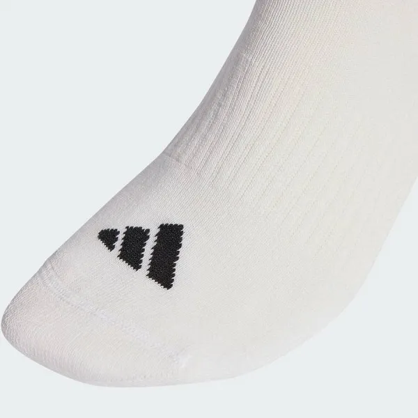 Set 3 Đôi Tất Adidas 3-Stripes Cushioned Crew Socks 3 Pair Pack JZ0532 Màu Trắng Size S