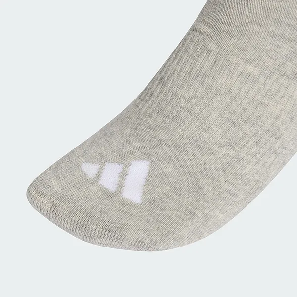 Set 3 Đôi Tất Adidas Cushioned 3-Stripes 3P Ankle Socks KC9618 Phối Màu Size S
