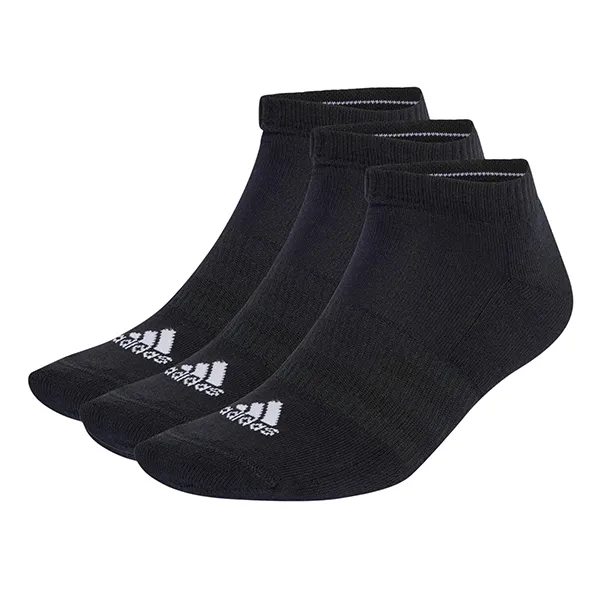 Set 3 Đôi Tất Adidas Low Cut Cushioned Socks IC1332 Màu Đen Size S