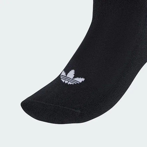 Set 3 Đôi Tất Unisex Adidas 3S 1/4 Socks 3P JV7426 Màu Đen Size S