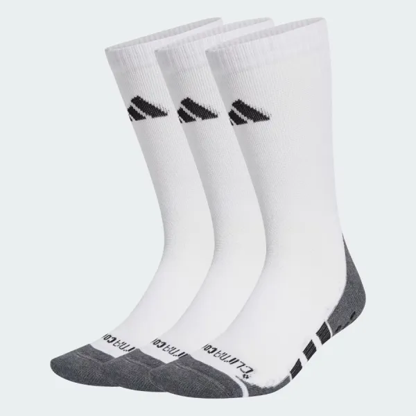 Set 3 Đôi Tất Unisex Adidas Performance Climacool Cushioned Crew Socks 3-Pair Pack JD9572 Màu Trắng Size S