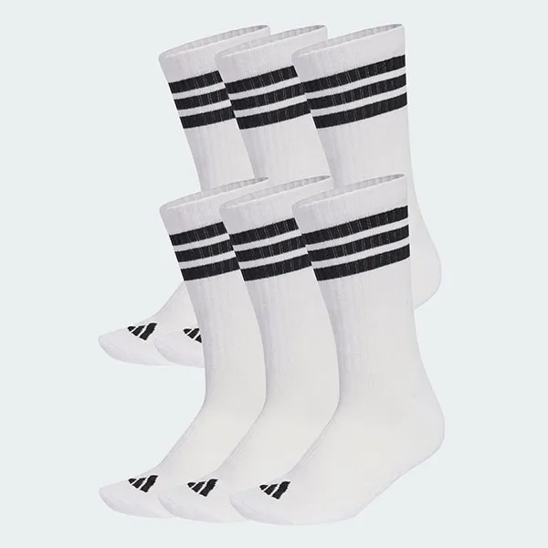 Set 6 Đôi Tất Unisex Adidas Adults KE5492 Màu Trắng Size S