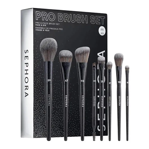 Set Cọ Trang Điểm Sephora PRO Brush Set 8 Cọ