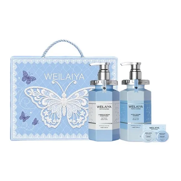Set Dầu Gội Và Dầu Xả Tóc Weilaiya Extra Volume & Luminous Repair Shampoo & Conditioner (450ml x 2)