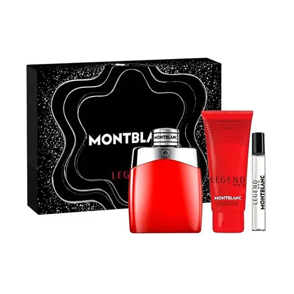 Set Nước Hoa Nam MontBlanc Legend Red Eau De Parfum 100ml + 7.5ml Và Sữa Tắm Shower Gel 100ml