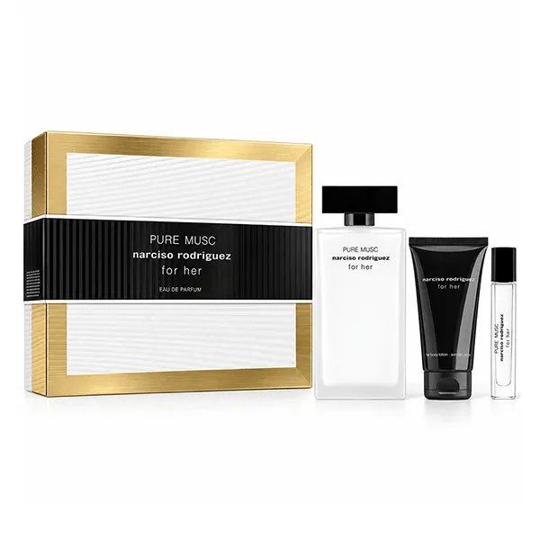 Set Nước Hoa Narciso Rodriguez Pure Musc EDP (100ml + 10ml + 50ml Lotion)