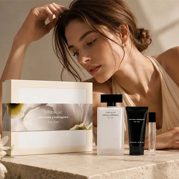 Set Nước Hoa Narciso Rodriguez Pure Musc EDP (100ml + 10ml + 50ml Lotion)