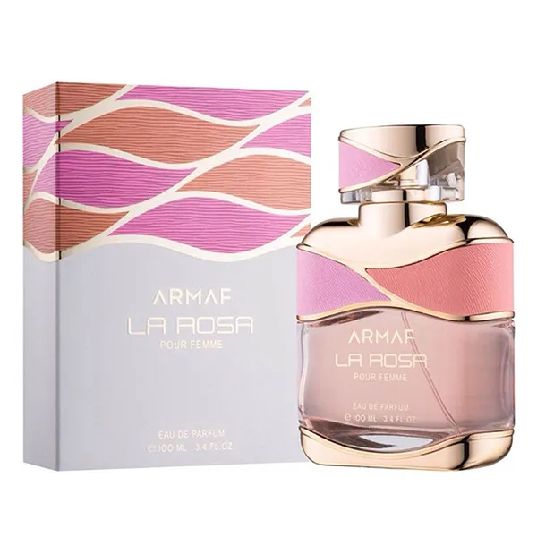Set Nước Hoa Nữ Armaf La Rosa Pour Femme EDP 100ml + Khăn Lụa + Hộp