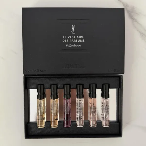 Set Nước Hoa Unisex Yves Saint Laurent YSL Le Vestiaire Des Parfums Discovery (Mini 2ml x 6 Mùi)