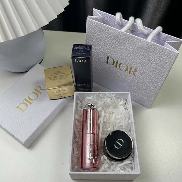 Set Phấn Má Dạng Thỏi Dior Backstage Rosy Glow Tone 012 Rosewood + Cushion Mini 010 (Kèm Túi Hộp Quà)