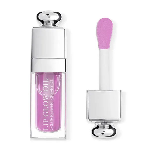 Set Son Dưỡng Dior Lip Glow Oil 063 Pink Lilac Màu Hồng Tím + Túi Đựng Dior