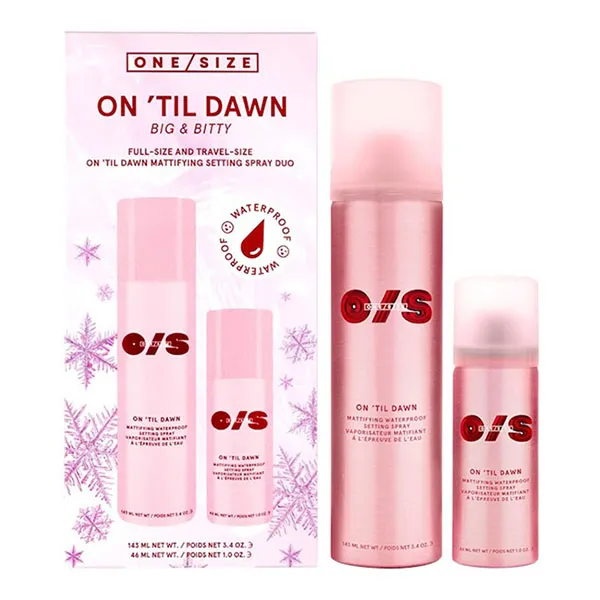 Set Xịt Khóa Nền One/Size By Patrick Starrr On 'Til Dawn Mattifying Waterproof Setting Spray Big & Bitty Duo 2 Món