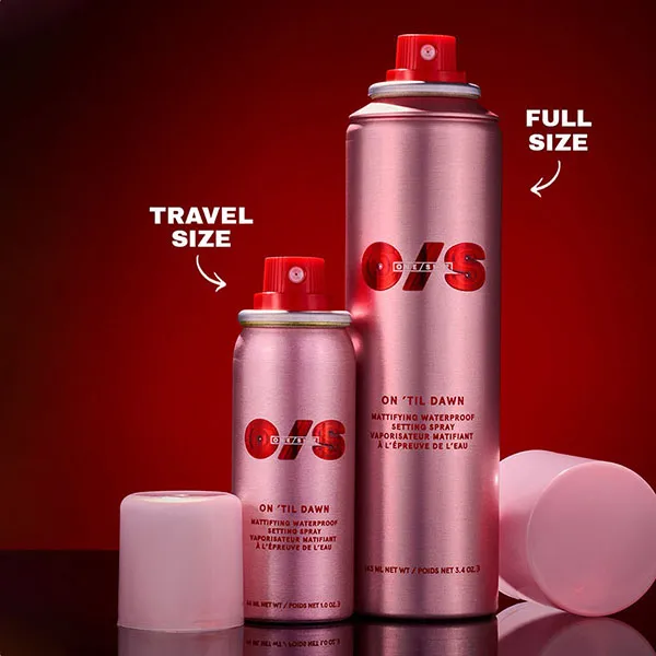 Set Xịt Khóa Nền One/Size By Patrick Starrr On 'Til Dawn Mattifying Waterproof Setting Spray Big & Bitty Duo 2 Món