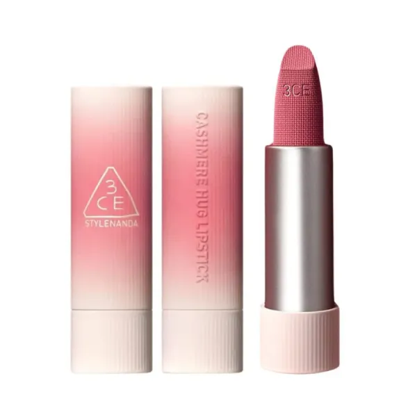 Son Lì 3CE Cashmere Hug Lipstick 02 Pure Blending Màu Hồng Nude 3.5g