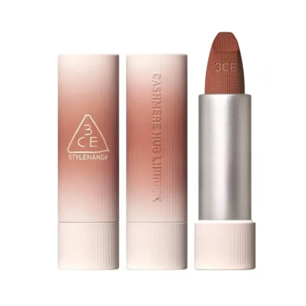 Son Lì 3CE Cashmere Hug Lipstick 09 Taupe Beige Màu Nâu Đất 3.5g