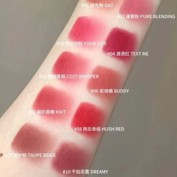 Son Lì 3CE Cashmere Hug Lipstick 02 Pure Blending Màu Hồng Nude 3.5g