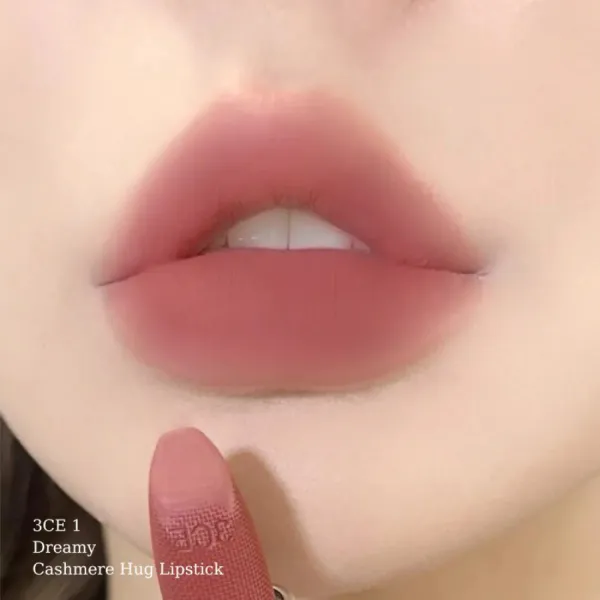 Son Lì 3CE Cashmere Hug Lipstick 10 Dreamy Màu Hồng Nâu 3.5g