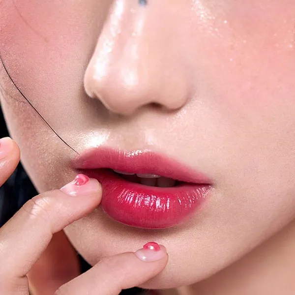 Son Bóng 3CE Lazy Pop Lip Stain Tint Coolest Màu Đỏ Hồng 4.5g