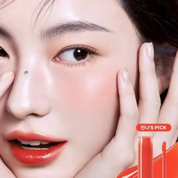 Son Bóng 3CE Lazy Pop Lip Stain Tint Yay Or Nay Màu Đỏ Cam 4.5g