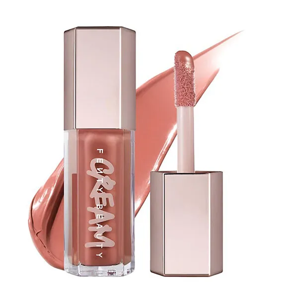 Son Bóng Fenty Beauty By Rihanna Gloss Bomb Cream Color Drip Lip Cream 02 Fenty Glow Màu Hồng Nude