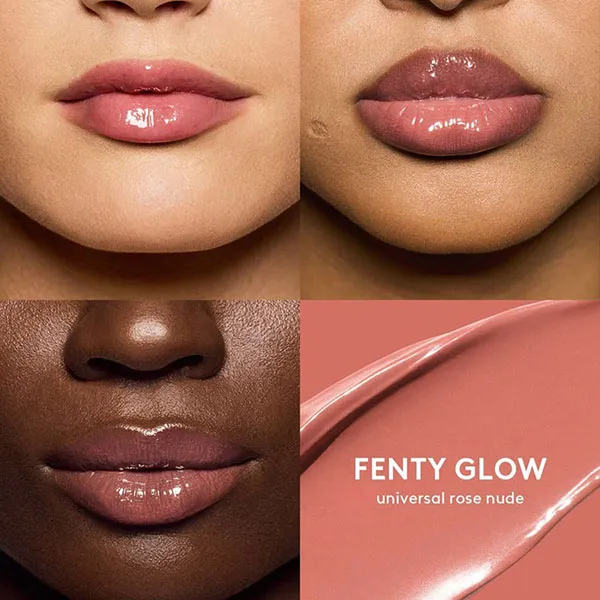 Son Bóng Fenty Beauty By Rihanna Gloss Bomb Cream Color Drip Lip Cream 02 Fenty Glow Màu Hồng Nude