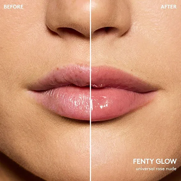 Son Bóng Fenty Beauty By Rihanna Gloss Bomb Cream Color Drip Lip Cream 02 Fenty Glow Màu Hồng Nude