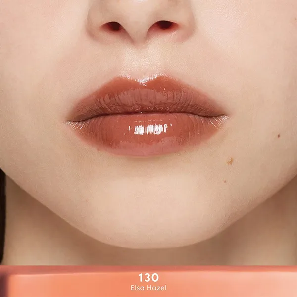 Son Bóng Gucci Glow Oil In Water Tint 130 Elsa Hazel Màu Nâu Nude 6.5ml