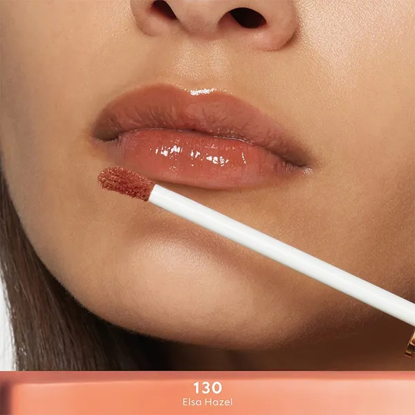 Son Bóng Gucci Glow Oil In Water Tint 130 Elsa Hazel Màu Nâu Nude 6.5ml