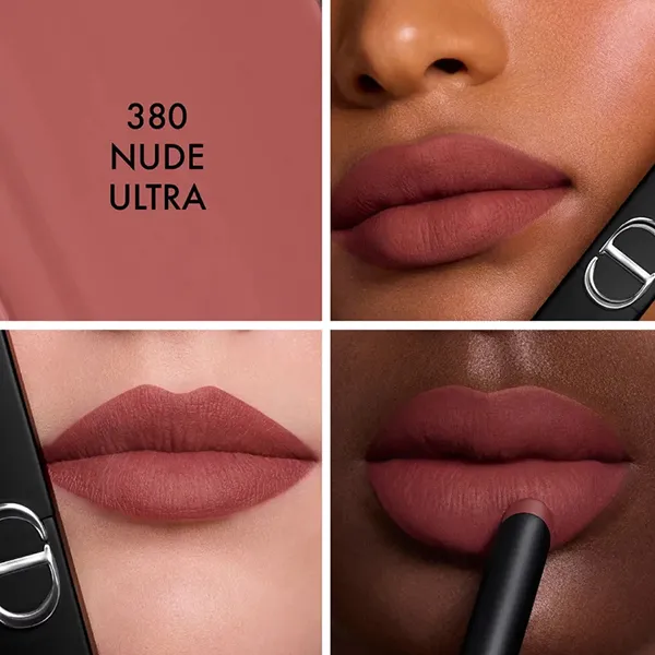 Son Lì Dior Rouge Dior On Stage Matte 380 Nude Ultra Màu Hồng Nâu Nude 2.2g
