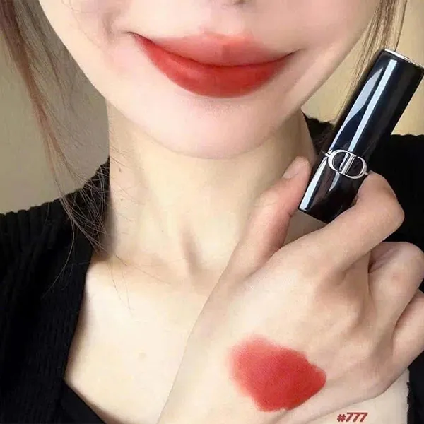 Son Dior Rouge Dior Veil Finish 777 Fahrenheit Màu Đỏ Cam