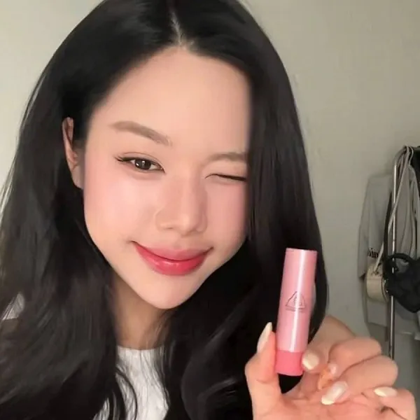 Son Dưỡng 3CE Glazy Lip Glow 39 Bouncy Cherry Màu Hồng Cherry