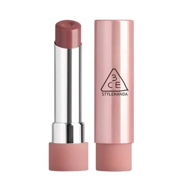 Son Dưỡng 3CE Glazy Lip Glow 36 Double Grape Màu Hồng Nâu Đất