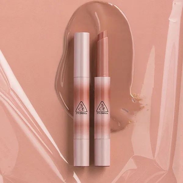 Son Dưỡng 3CE Shine Reflector Milky Shadow Màu Nâu Trà Sữa