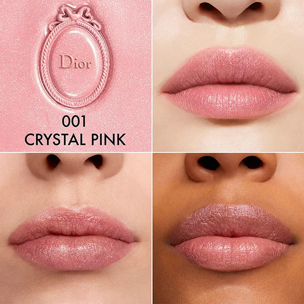 Son Dưỡng Dior Médaillon Lip Balm 001 Crystal Pink Màu Hồng Nhạt 2g
