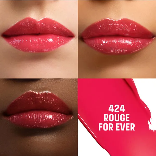 Son Dưỡng Make Up For Ever Artist Colorglow Lip Balm 424 Rouge For Ever Màu Đỏ Hồng San Hô