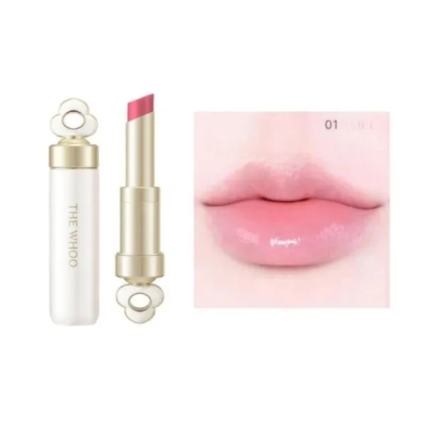 Son Dưỡng Whoo Essential Lip Glow Balm 01 Blush Màu Hồng Baby