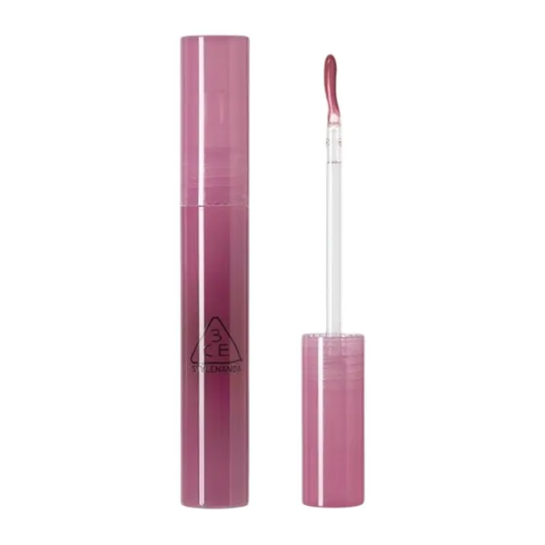Son Kem 3CE Drop Glow Gel Calming Màu Hồng Hoa Cà