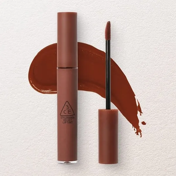 Son Kem 3CE Velvet Lip Tint Bitter Hour Màu Đỏ Nâu