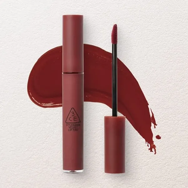Son Kem 3CE Velvet Lip Tint Definition Màu Đỏ Đất