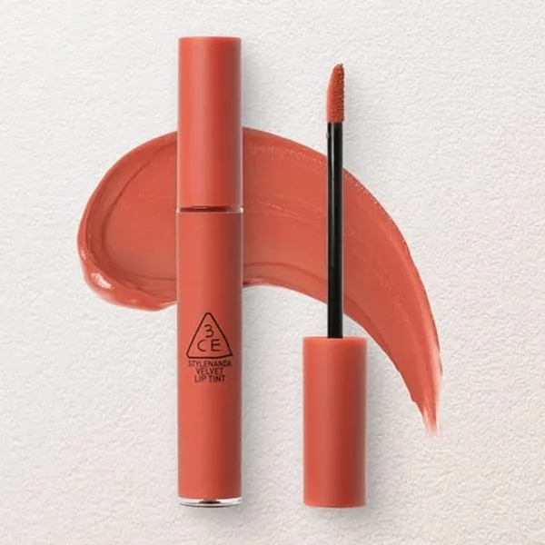 Son Kem 3CE Velvet Lip Tint Think Again Màu Đỏ Cam