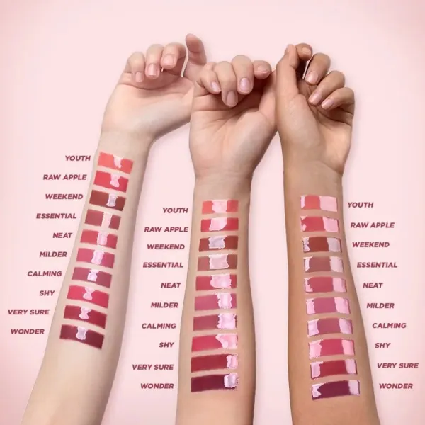 Son Kem Bóng 3CE Drop Glow Gel Youth Màu Hồng Cam San Hô