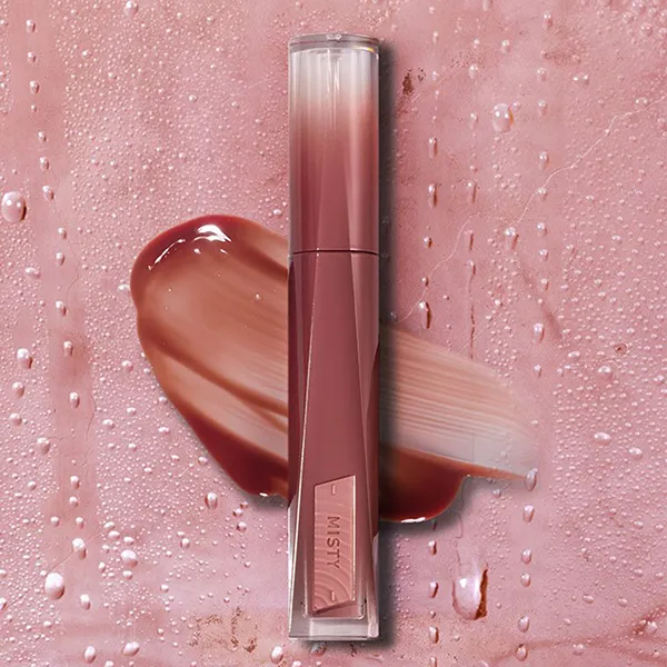 Son Kem Bóng 3CE Misty Lip Bare 02 Earlier Màu Nâu Trà Sữa