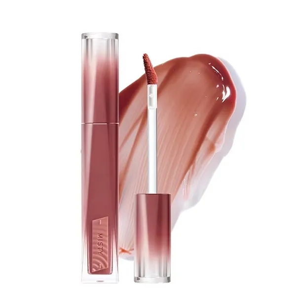 Son Kem Bóng 3CE Misty Lip Bare 02 Earlier Màu Nâu Trà Sữa