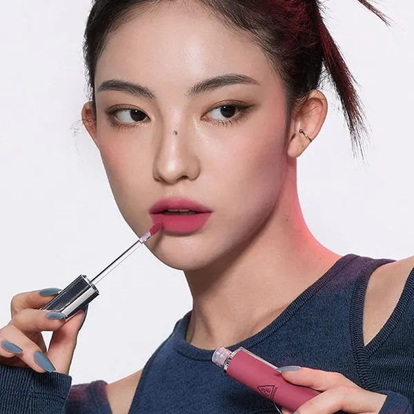 Son Kem Lì 3CE Hazy Lip Clay Typegirl Màu Hồng Tím