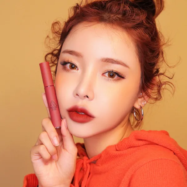 Son Kem Lì 3CE Velvet Lip Tint Daffodil Màu Đỏ Đất