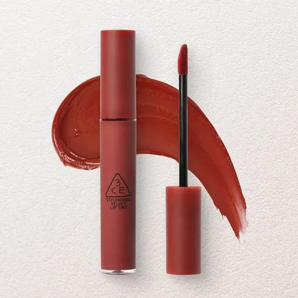 Son Kem Lì 3CE Velvet Lip Tint Speak Up Màu Đỏ Đất