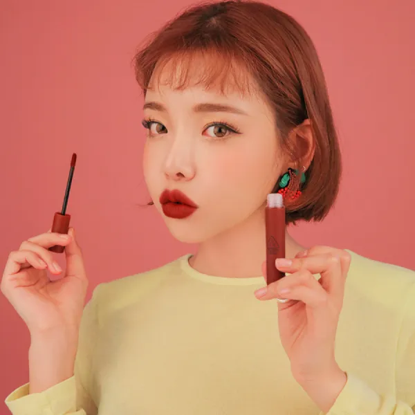 Son Kem Lì 3CE Velvet Lip Tint Taupe Màu Đỏ Nâu